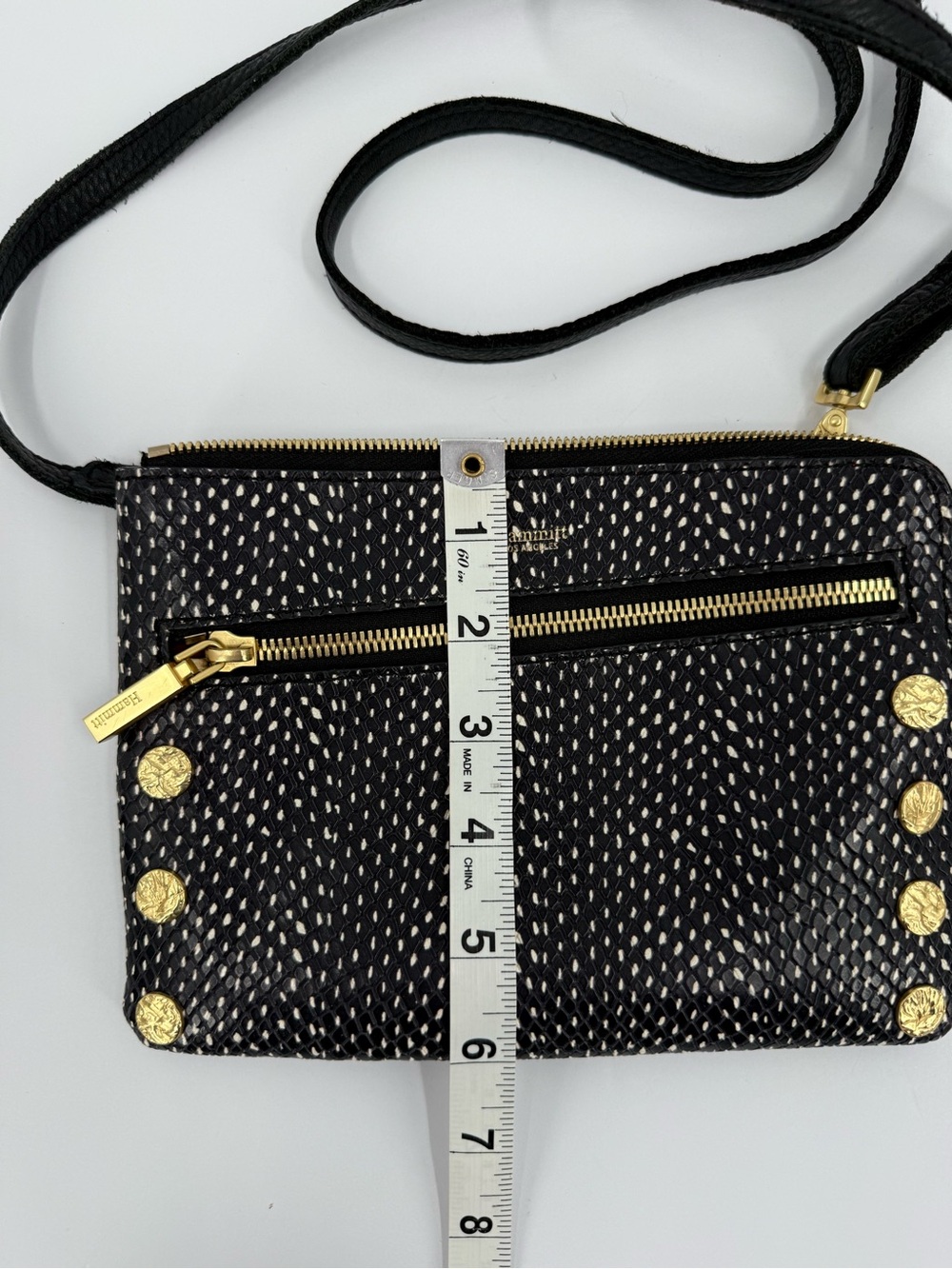 Hammitt Los Angeles Small Nash Leather Crossbody Wristlet Clutch - Picture 10 of 12